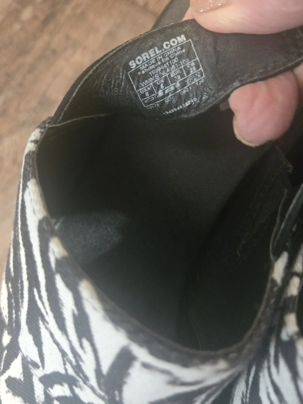 Sorel Women's Black & White Slingback Sandals